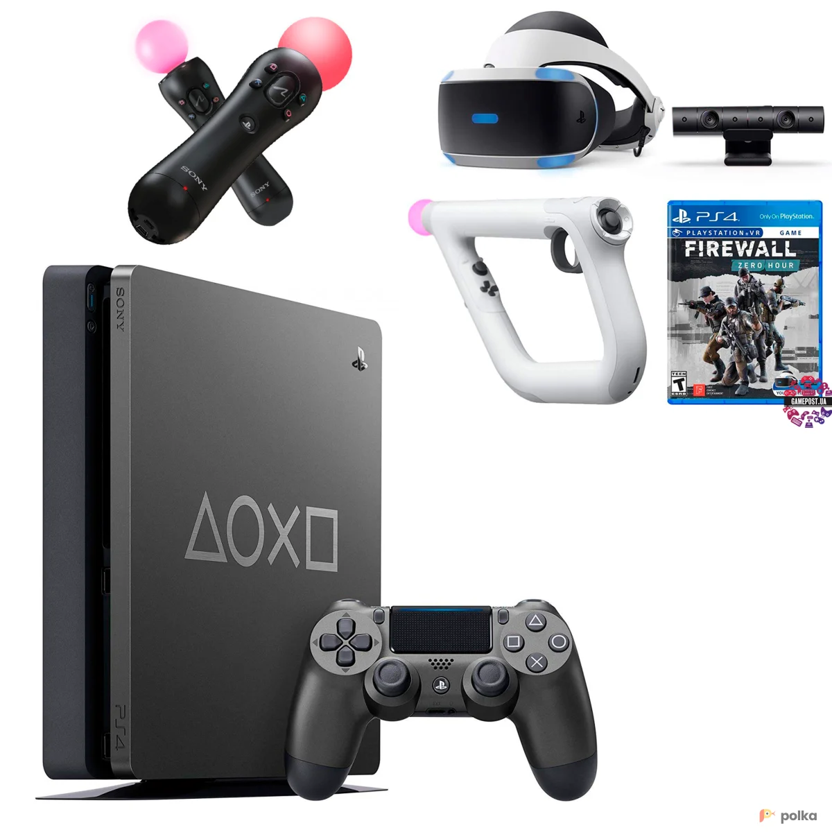 Возьмите Аренда PlayStation 4 + VR Очки + от 20 игр в наборе напрокат (Фото 1) в Москве