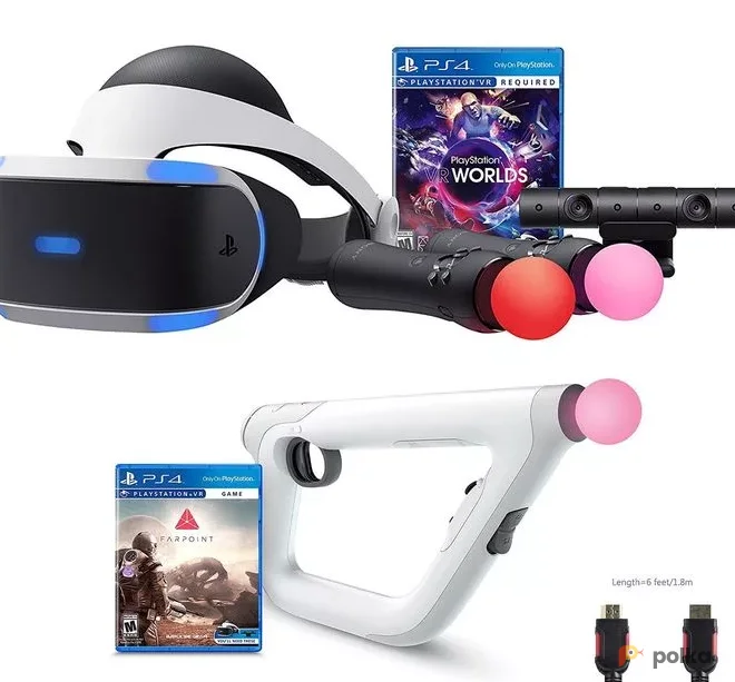 Возьмите Аренда Sony vr + move + aim controller напрокат (Фото 1) в Москве