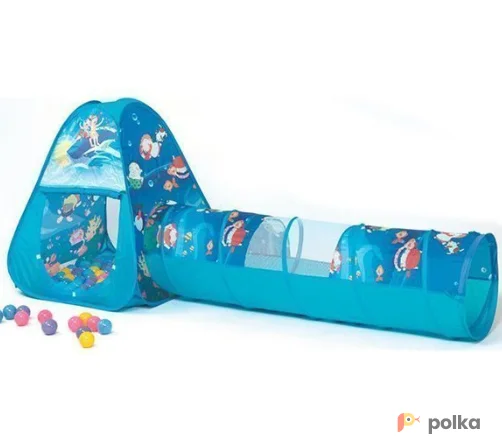 Возьмите Игровая палатка Дом + 100 шаров ОКЕАН (треугольник) напрокат (Фото 1) в Москве