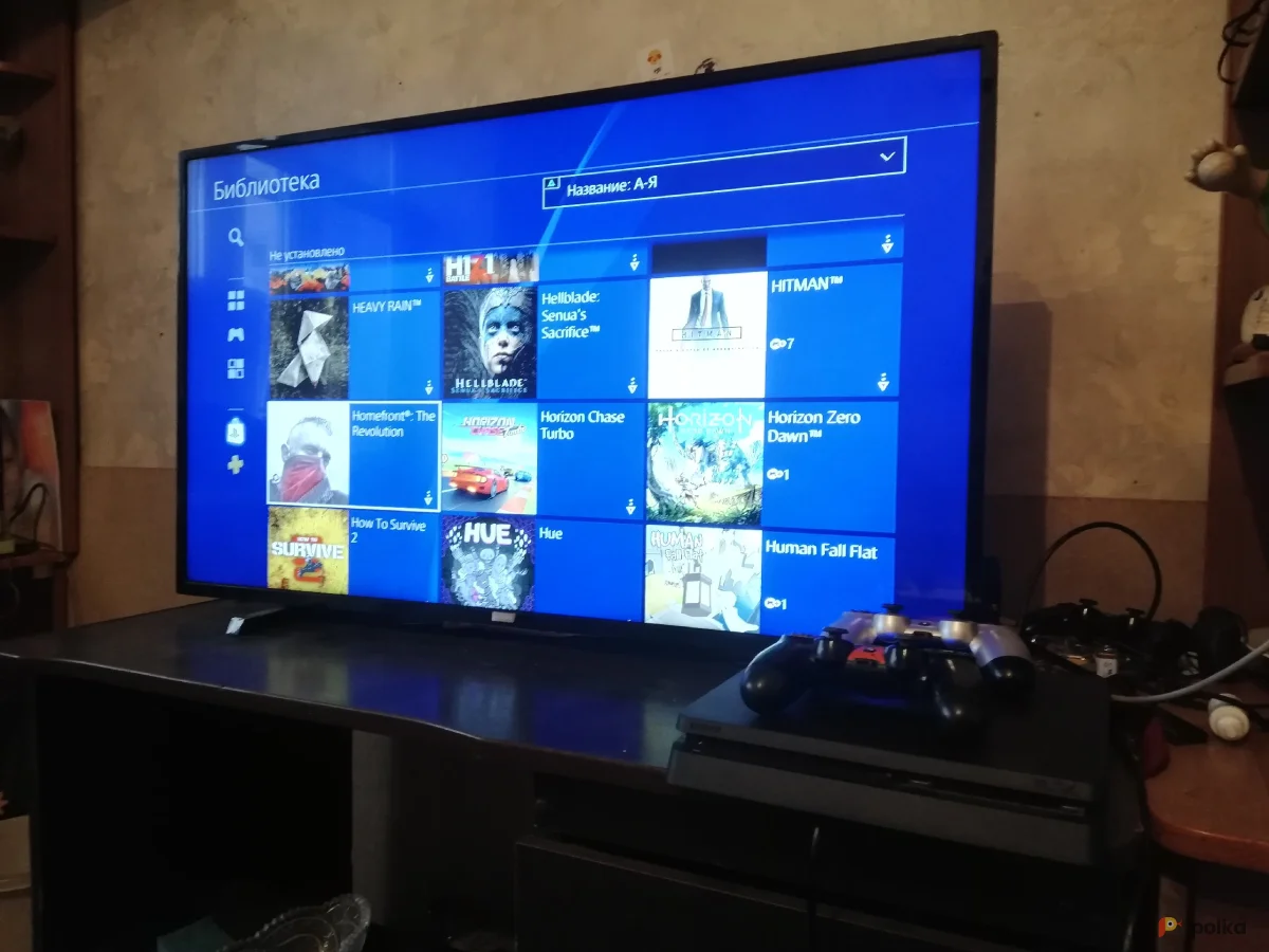 Возьмите Ps4 Super Slim с играми + ТВ 43 дюйма напрокат (Фото 1) в Москве