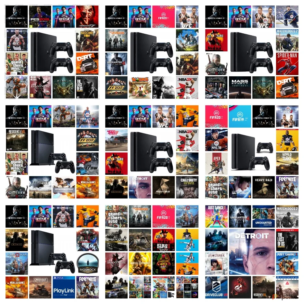 Возьмите PS4 с играми (игры в описании) напрокат (Фото 1) в Москве