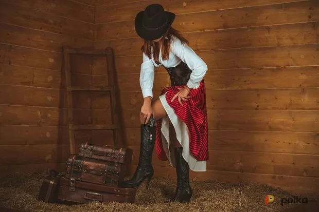 Возьмите Костюм для фотосессии: Бандитка. Размеры 42-48 напрокат (Фото 1) в Москве