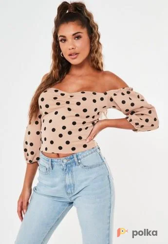 Возьмите Топ женский в горошек ретро винтажный напрокат (Фото 1) в Москве