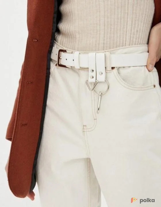 Возьмите Женский мужской ремень белый напрокат (Фото 1) в Москве