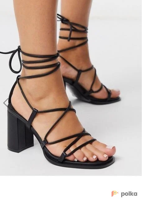 Возьмите Босоножки женские гладиаторы черные напрокат (Фото 1) в Москве