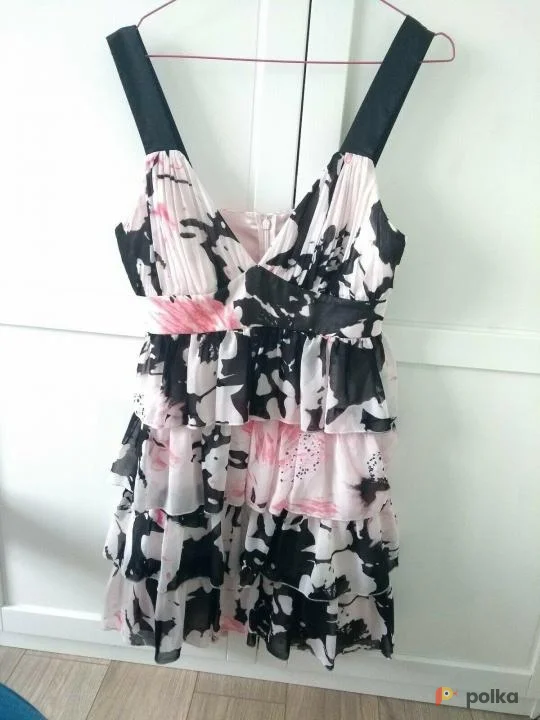 Возьмите Платье пышное с оборками воланами белое напрокат (Фото 1) в Москве