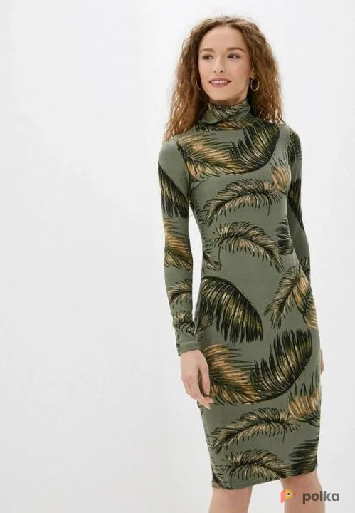 Возьмите Платье с растительным тропическим принтом напрокат (Фото 1) в Москве