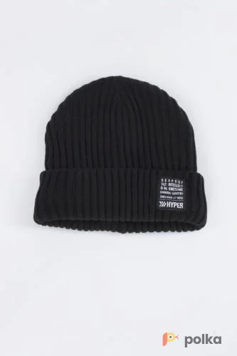 Возьмите Черная мужская женская вязаная шапка теплая напрокат (Фото 1) в Москве