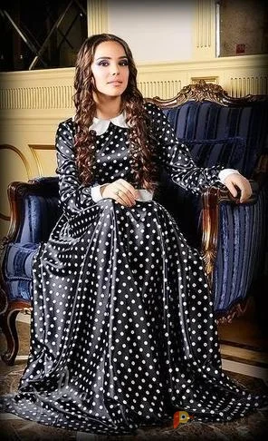 Возьмите Женское платье в пол атласное сатиновое шелковое напрокат (Фото 1) в Москве