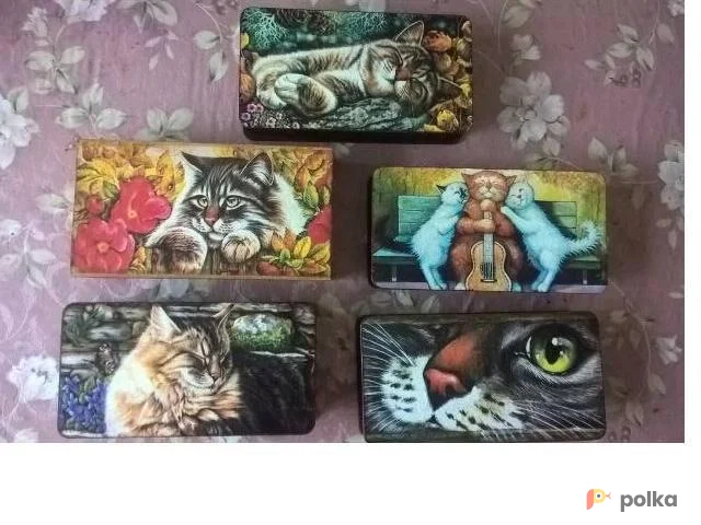 Возьмите Шкатулка купюрница для денег с котами напрокат (Фото 1) в Москве