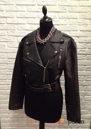 Возьмите Костюм для фотосессии: Женская рокерская косуха укороченная. Размеры 42-46 напрокат (Фото 1) в Москве