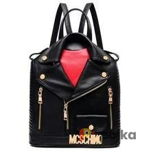 Возьмите Женская сумка-рюкзак черная кожаная напрокат (Фото 1) в Москве