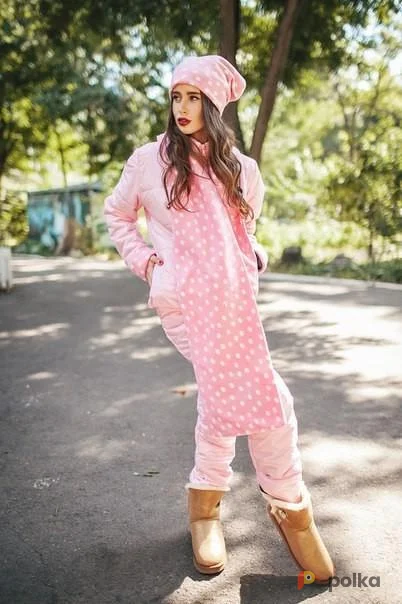 Возьмите Розовый костюм спортивный зимний женский теплый напрокат (Фото 1) в Москве