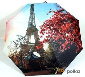 Возьмите Зонт автомат Париж женский с принтом напрокат (Фото 1) в Москве