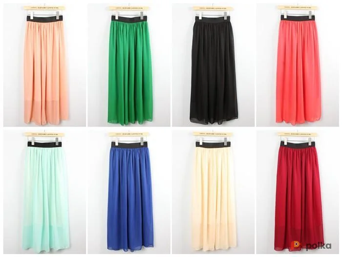 Возьмите Юбка в пол длинная фиолетовая шифоновая напрокат (Фото 1) в Москве