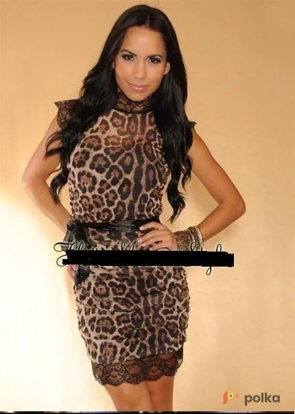 Возьмите Леопардовое мини платье напрокат (Фото 1) в Москве