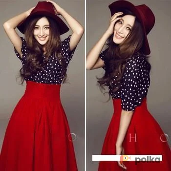 Возьмите Женский костюм кофта и юбка в горошек напрокат (Фото 1) в Москве