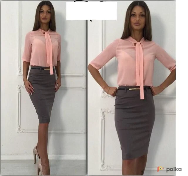 Возьмите Блузка рубашка розовая напрокат (Фото 1) в Москве