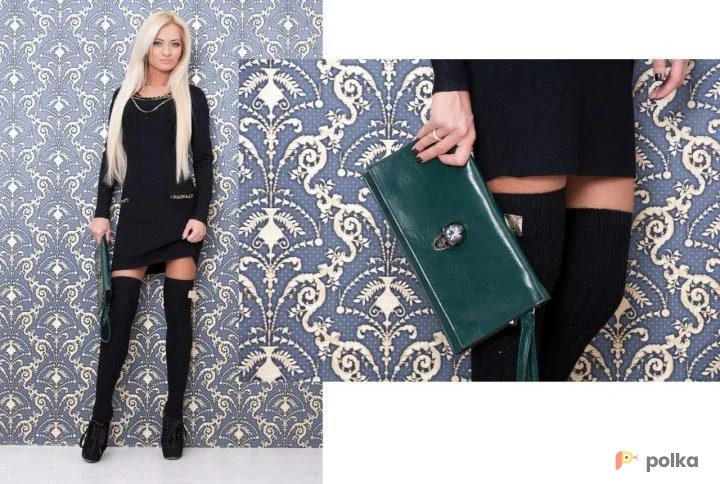 Возьмите Гетры Гольфы вязаные женские черные напрокат (Фото 1) в Москве