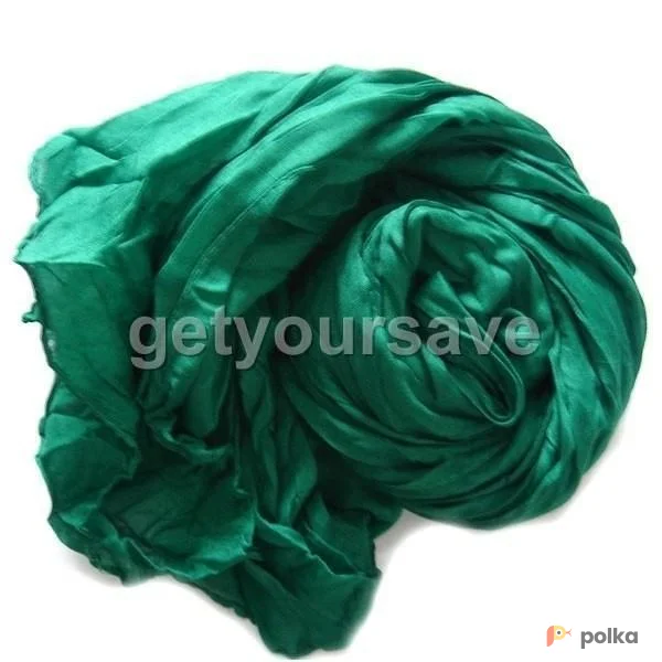 Возьмите Шарфы женские желтый коричневый зеленый напрокат (Фото 1) в Москве