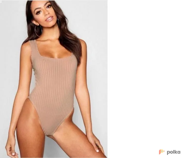 Возьмите Бежевый боди рубчик напрокат (Фото 1) в Москве