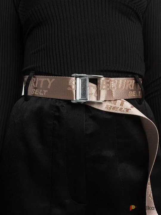 Возьмите Бежевый ремень длинный тканевый напрокат (Фото 1) в Москве