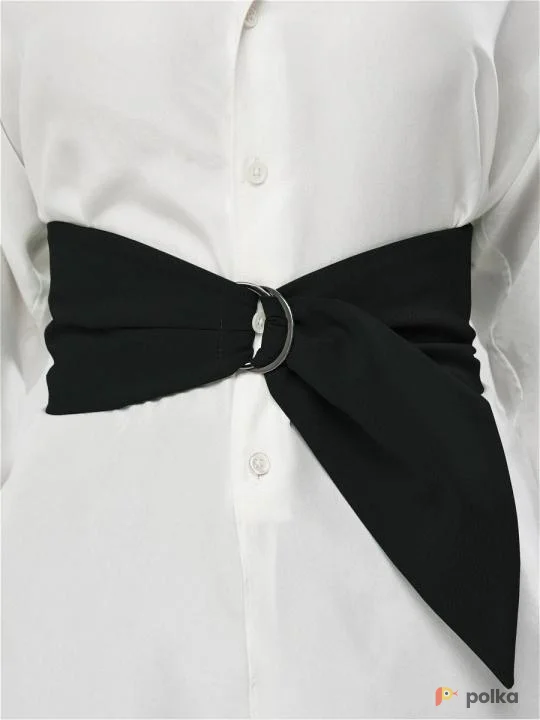 Возьмите Черный тканевый пояс баска напрокат (Фото 1) в Москве