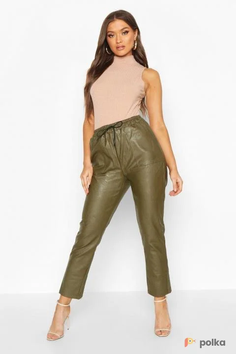 Возьмите Брюки штаны кожаные хаки напрокат (Фото 1) в Москве