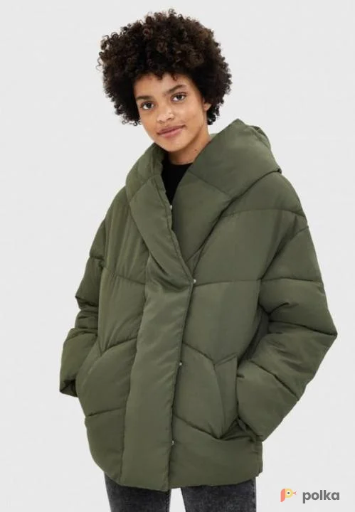 Возьмите Куртка пуховик хаки зеленая напрокат (Фото 1) в Москве