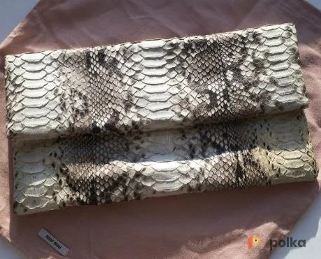 Возьмите Сумка клатч питоновый кожаный напрокат (Фото 1) в Москве