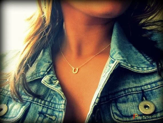 Возьмите Колье кулон подкова на цепочке напрокат (Фото 1) в Москве