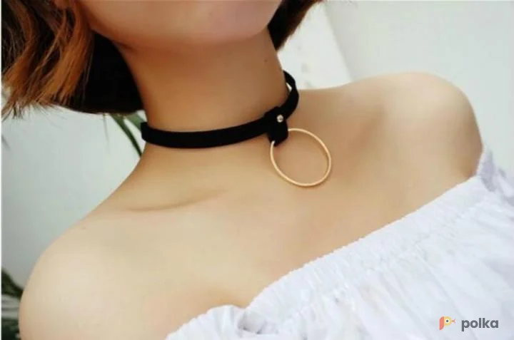 Возьмите Женское колье чокер ошейник с кольцом напрокат (Фото 1) в Москве