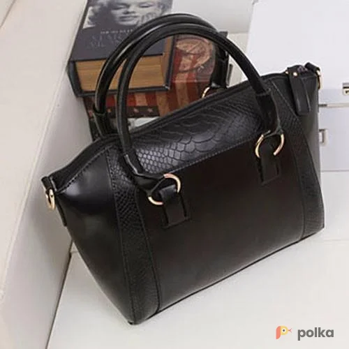 Возьмите Женская сумка черная кожаная напрокат (Фото 1) в Москве