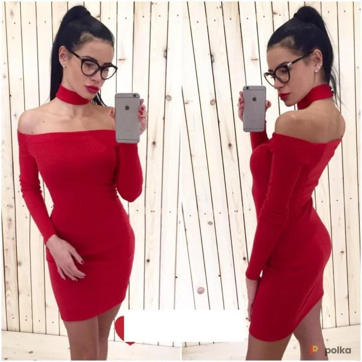 Возьмите Мини платье короткое с чокером напрокат (Фото 1) в Москве