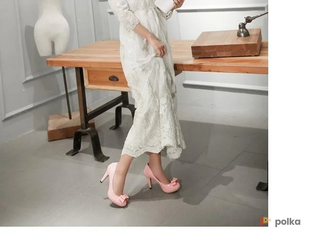 Возьмите Туфли с бантиком лаковые лакированные напрокат (Фото 1) в Москве