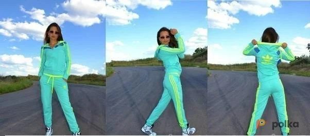 Возьмите Мятный спортивный костюм женский напрокат (Фото 1) в Москве