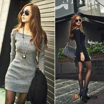 Возьмите Мини платье трикотажное напрокат (Фото 1) в Москве