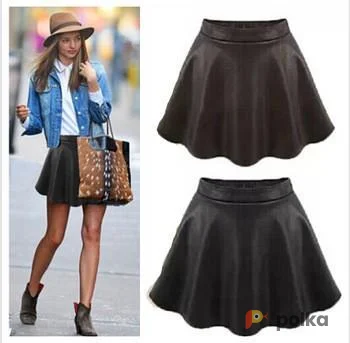 Возьмите Женская кожаная мини юбка напрокат (Фото 1) в Москве