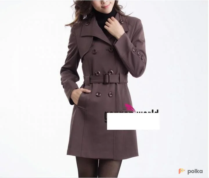 Возьмите Коричневый женский плащ тренч дождевик напрокат (Фото 1) в Москве