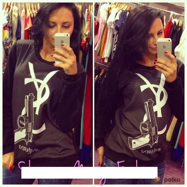 Возьмите Черный женский джемпер свитшот напрокат (Фото 1) в Москве