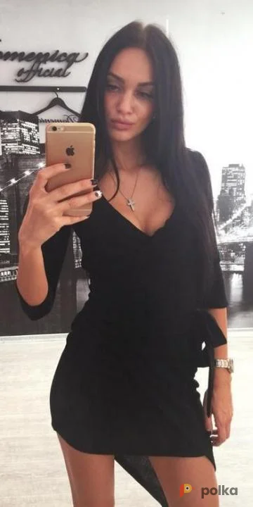 Возьмите Черное мини платье шерстяное напрокат (Фото 1) в Москве