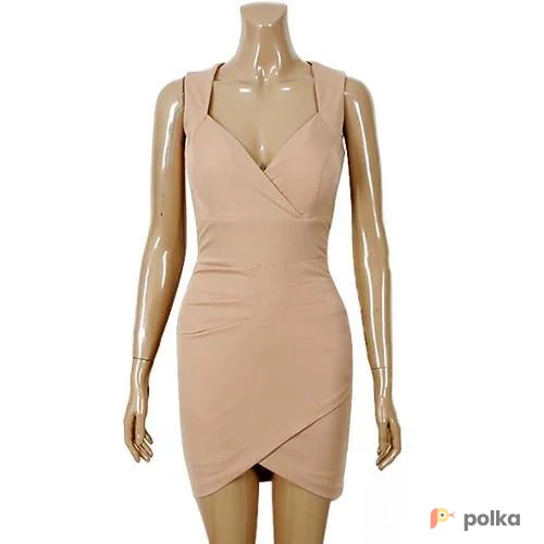 Возьмите Коктейльное пудровое розовое платье напрокат (Фото 1) в Москве