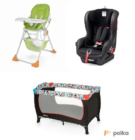 Возьмите Автокресло, стульчик для кормления, манеж-кровать напрокат (Фото 1) в Москве