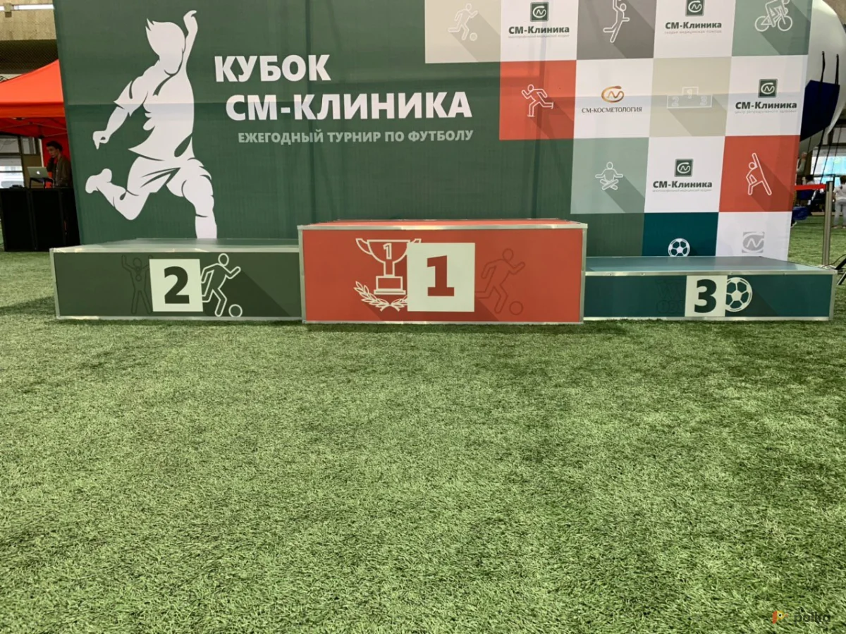 Возьмите Пъедестал почета (подиум для награждений) напрокат (Фото 1) в Москве