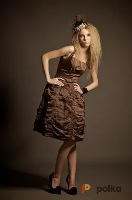 Возьмите Аксессуар для фотосессии: Винтажное ретро-платье "Шоколад" 50-60 гг. Размеры 42-44 напрокат (Фото 1) в Москве