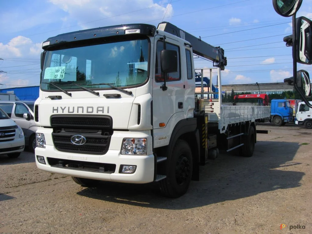 Возьмите Гидроманипулятор Hyundai Gold 9м 25т напрокат (Фото 1) в Москве