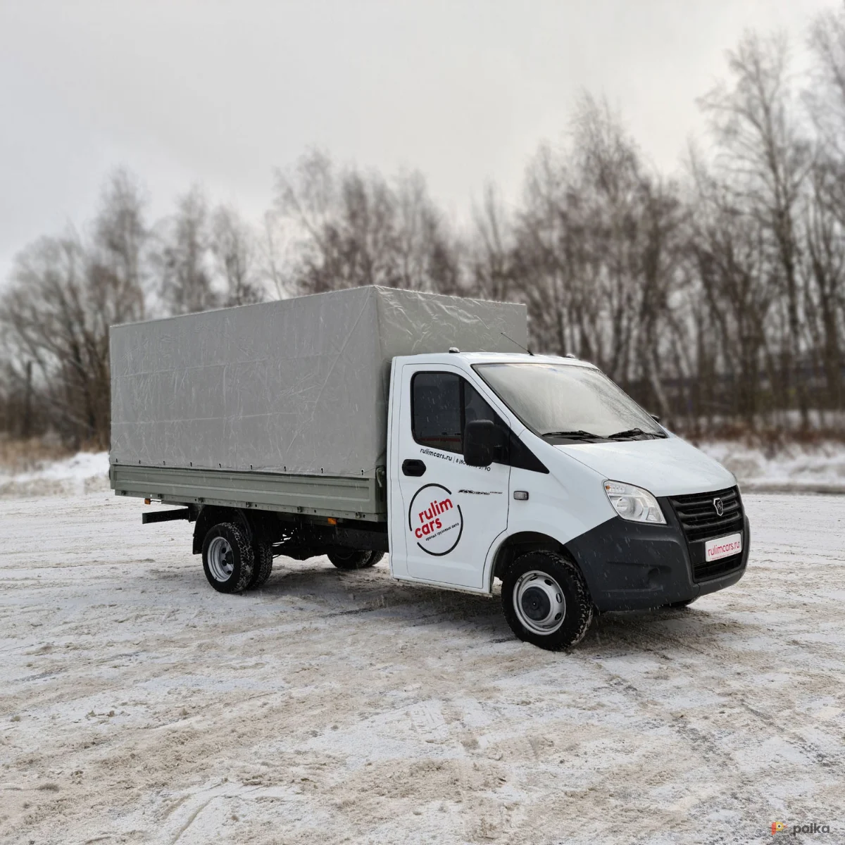 Возьмите Аренда Газель Next (Некст) бортовая с тентом напрокат (Фото 1) в Москве