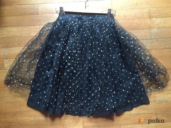 Возьмите Эксклюзивная черная юбка с золотым декором напрокат (Фото 1) в Москве