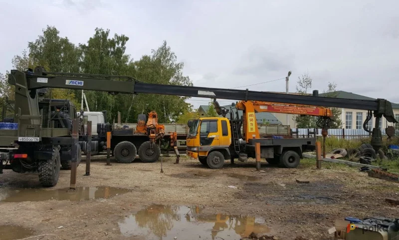 Возьмите КАМАЗ-Ямобур с японской установкой AICHI напрокат (Фото 1) в Москве
