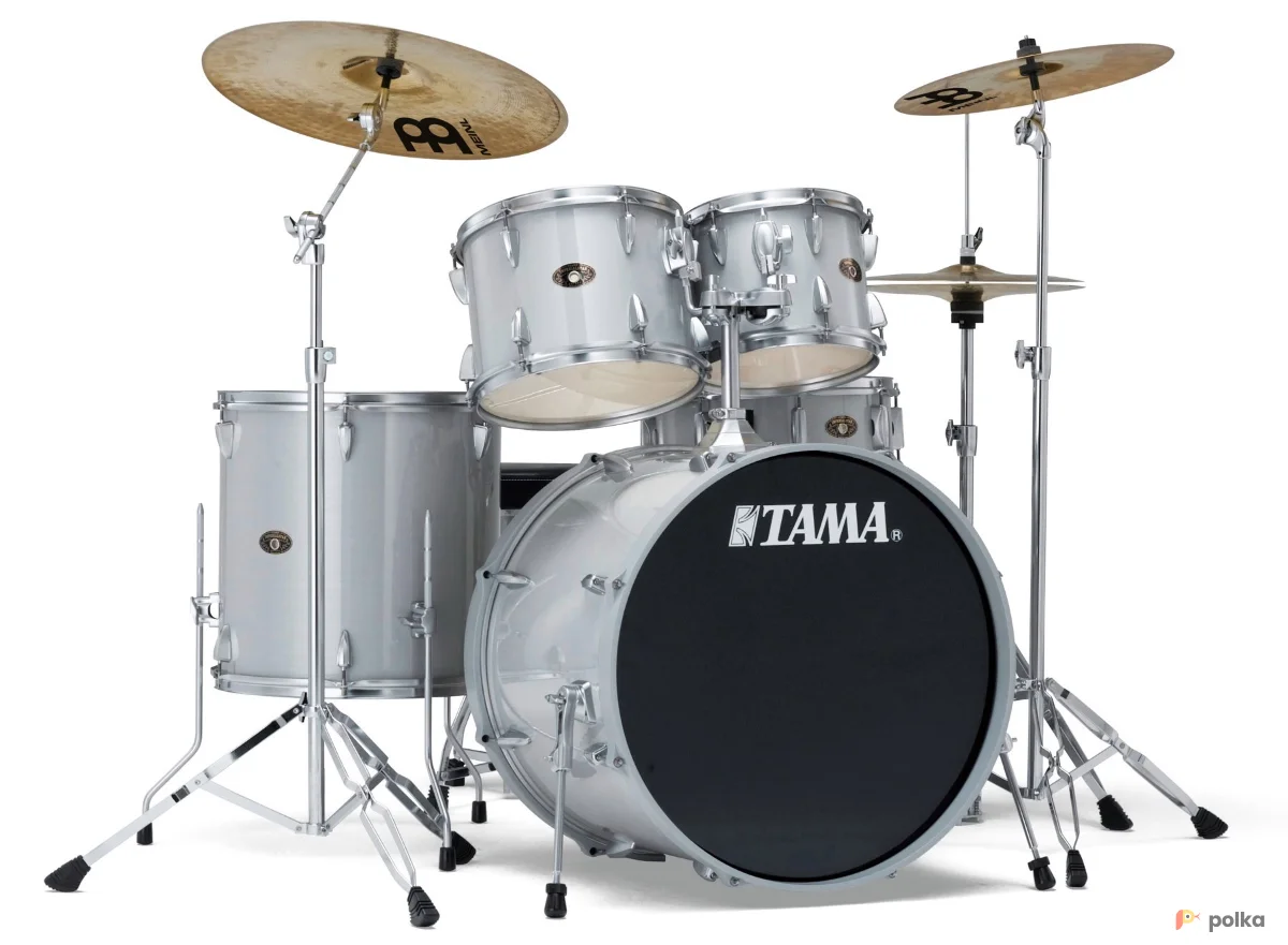 Возьмите Ударная установка TAMA IMPERIALSTAR Silver Hairline-White Sparkle (IM52KH6-HWS) напрокат (Фото 1) в Москве